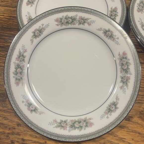 SET OF 6 Noritake Bristol #5504 Salad Luncheon Plates 8 1/4" PRISTINE EXCELLENT! - Picture 7 of 10